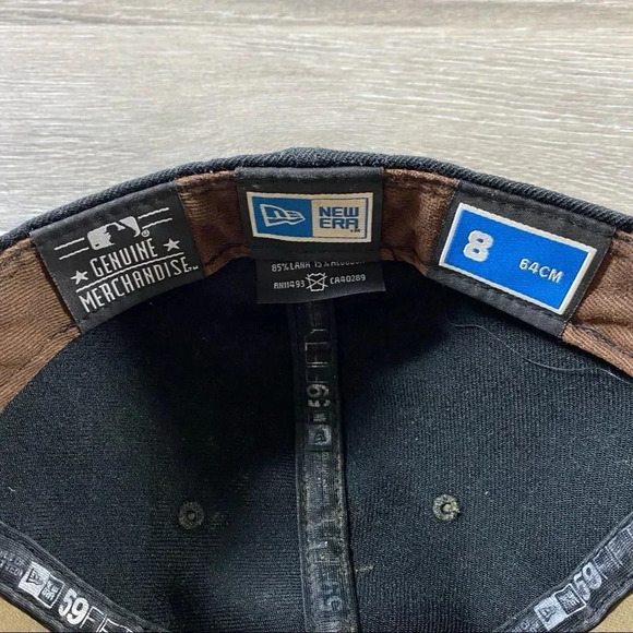 MLB New York Yankees New Era 59fifty Fitted Hat Sz 8 Camo/Black - Picture 5 of 5